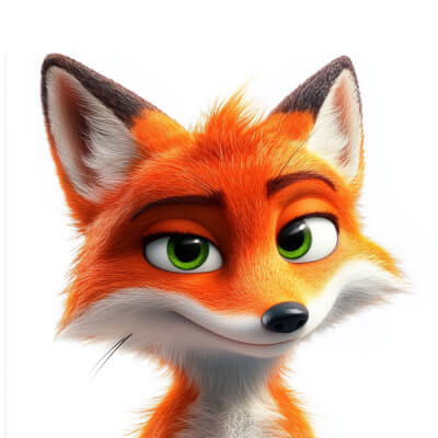Clever Fox Character
